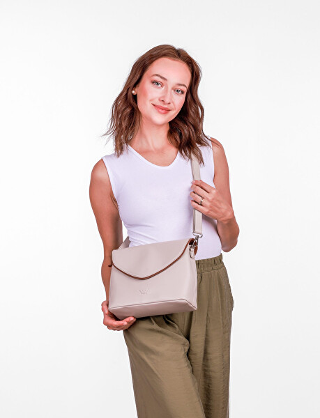 Dámská crossbody kabelka Byrsa E Creme