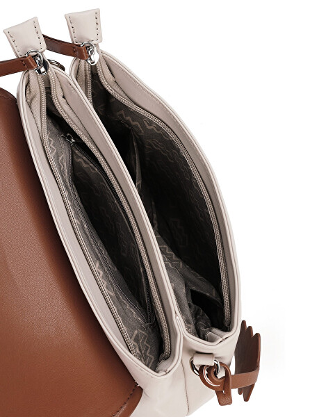 Dámská crossbody kabelka Byrsa E Creme