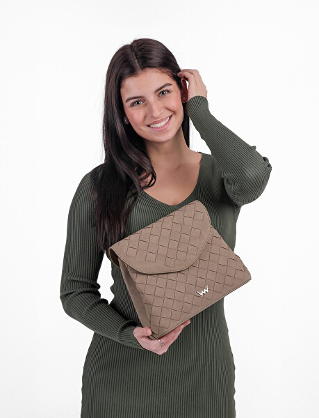 Dámská crossbody kabelka Byrsa Intrecciato Beige