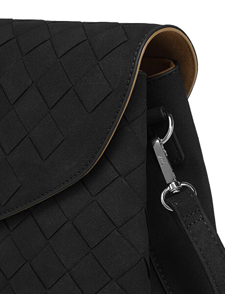 Dámská crossbody kabelka Byrsa Intrecciato Black