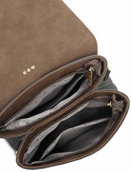 Dámská crossbody kabelka Byrsa Intrecciato Green