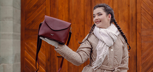 Dámská crossbody kabelka Byrsa Wine