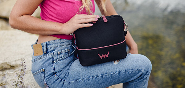 Dámská crossbody kabelka Cara Canva Black