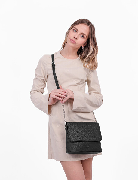 Dámská crossbody kabelka Cara Cornet Black