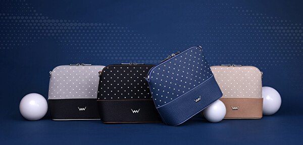 Dámská crossbody kabelka Cara Dotty Creme