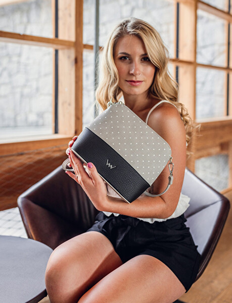 Dámská crossbody kabelka Cara Dotty Grey