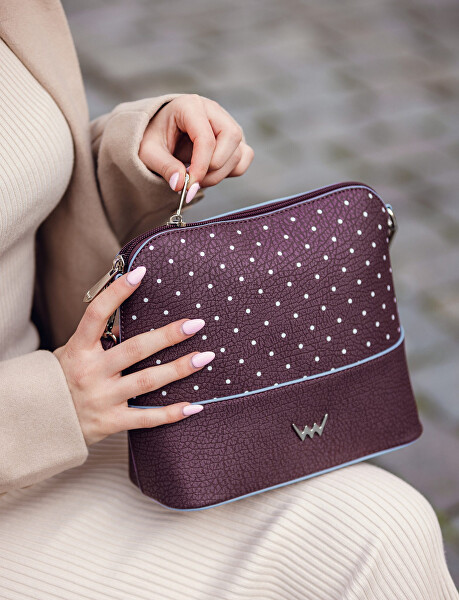 Dámská crossbody kabelka Cara Dotty Wine