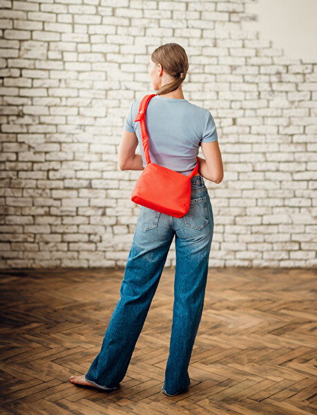 Dámská crossbody kabelka Cara Fluffy Coral Red