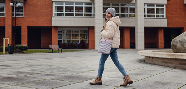 Dámská crossbody kabelka Carlene Pink