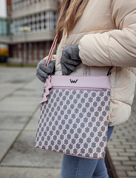 Dámská crossbody kabelka Carlene Pink
