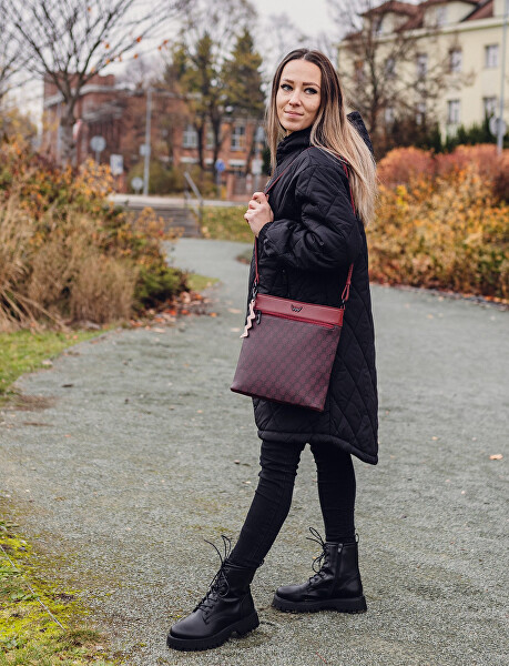 Dámská crossbody kabelka Carlene Wine