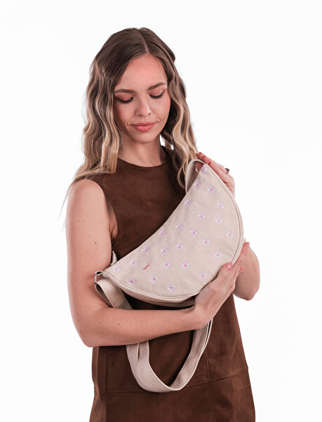 Dámska crossbody kabelka Clorinda Daisy Beige