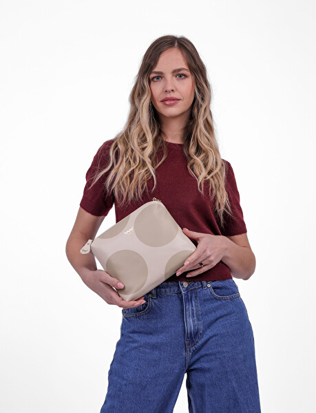 Dámská crossbody kabelka Coalie Big Dot Beige