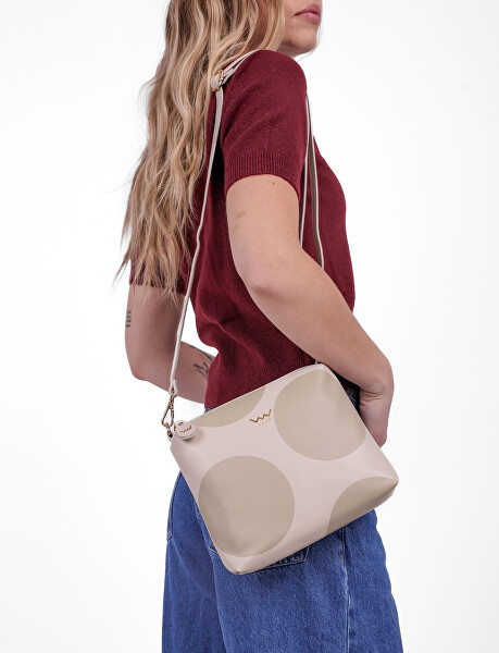 Dámská crossbody kabelka Coalie Big Dot Beige