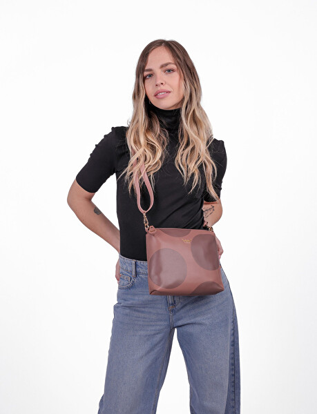 Dámská crossbody kabelka Coalie Big Dot Mocha