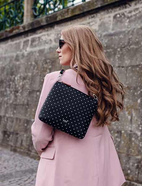 Dámská crossbody kabelka Coalie Dotty Black
