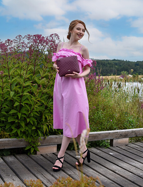 Dámská crossbody kabelka Coalie Dotty Wine