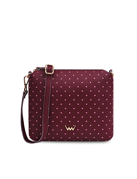 Dámská crossbody kabelka Coalie Dotty Wine