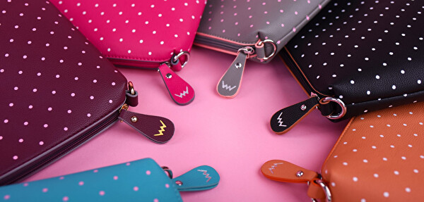 Dámská crossbody kabelka Coalie Dotty Wine