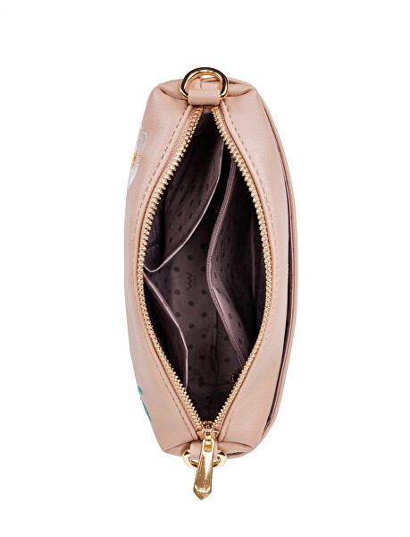 Dámská crossbody kabelka Coalie Flowers Beige