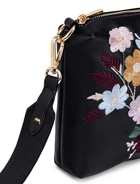 Dámská crossbody kabelka Coalie Flowers Black