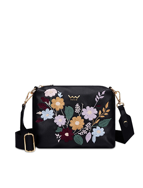 Dámská crossbody kabelka Coalie Flowers Black