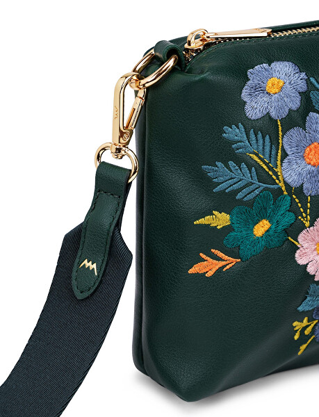 Dámská crossbody kabelka Coalie Flowers Green