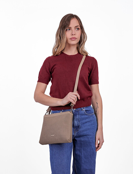 Dámská crossbody kabelka Coalie Knit Beige