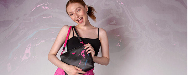 Dámská crossbody kabelka Coalie Marble Black