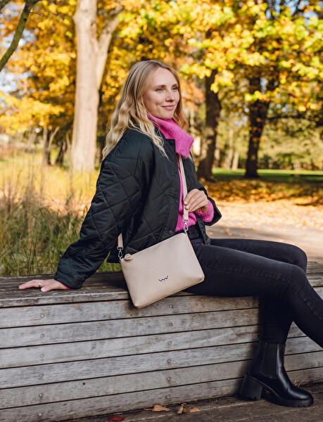 Dámska crossbody kabelka Coalie Mini Beige