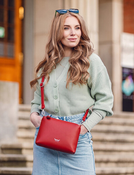 Dámska crossbody kabelka Coalie Mini Red