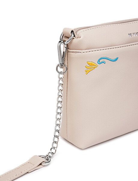 Dámska crossbody kabelka Coalie Ornament Beige