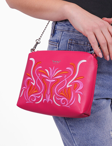 Dámska crossbody kabelka Coalie Ornament Pink