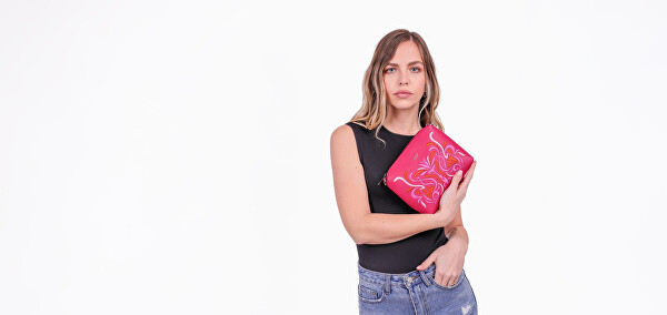 Dámska crossbody kabelka Coalie Ornament Pink