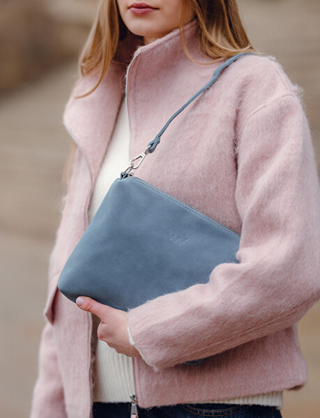 Dámská crossbody kabelka Coalie Suede Blue