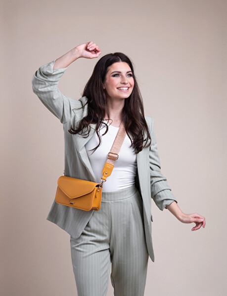 Dámská crossbody kabelka Emina Mustard