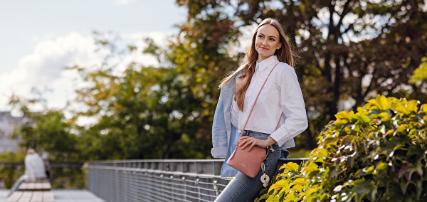 Dámská crossbody kabelka Essel Pink