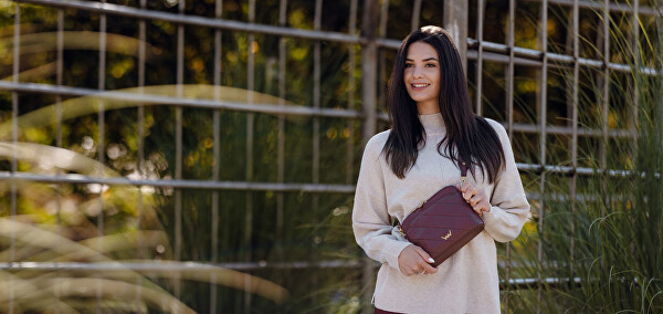 Dámská crossbody kabelka Fossy Belle Wine Red