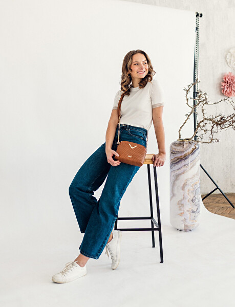 Dámská crossbody kabelka Fossy Mini Brown