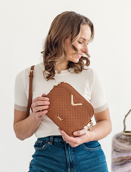 Dámská crossbody kabelka Fossy Mini Brown