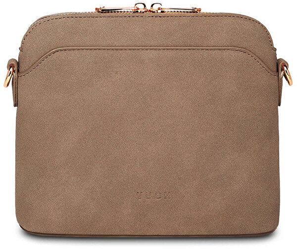 Dámska crossbody kabelka Fossy Mini Suede Beige