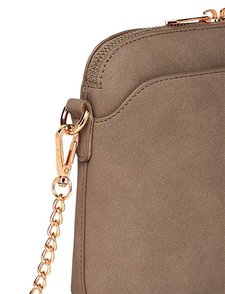 Dámska crossbody kabelka Fossy Mini Suede Beige