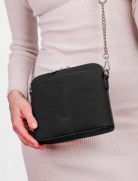 Dámská crossbody kabelka Fossy Mini Suede Black