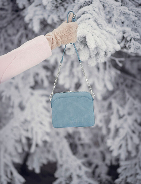 Dámská crossbody kabelka Fossy Mini Suede Blue