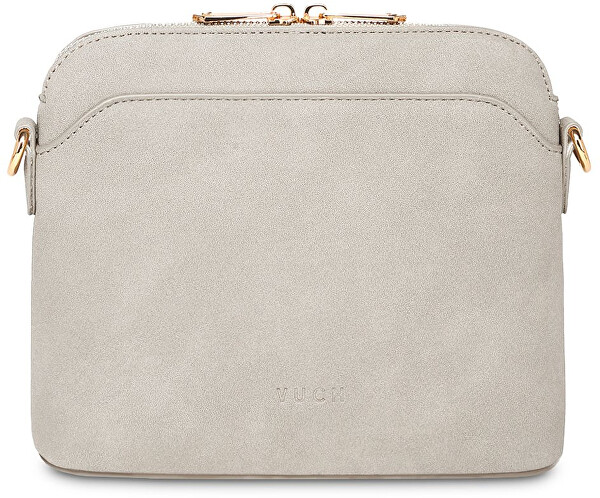Dámská crossbody kabelka Fossy Mini Suede Creme