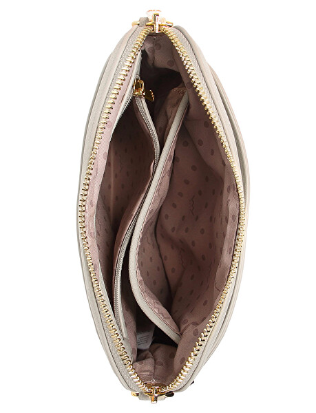 Dámská crossbody kabelka Fossy Mini Suede Creme