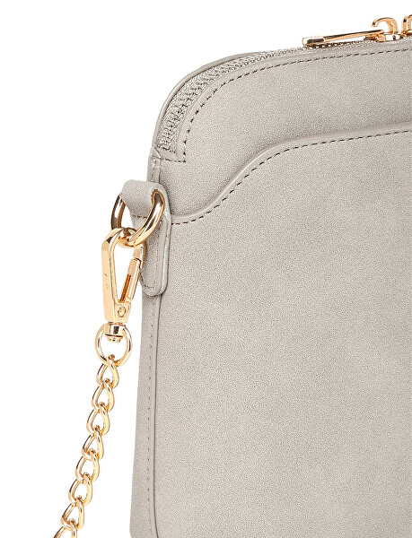Dámská crossbody kabelka Fossy Mini Suede Creme