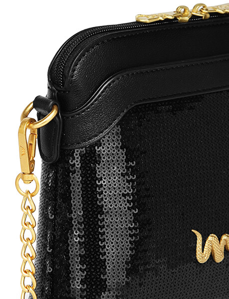 Dámská crossbody kabelka Fossy Sequin Mini Black