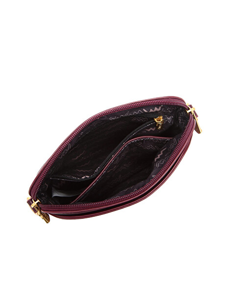 Dámská crossbody kabelka Fossy Sequin Mini Wine