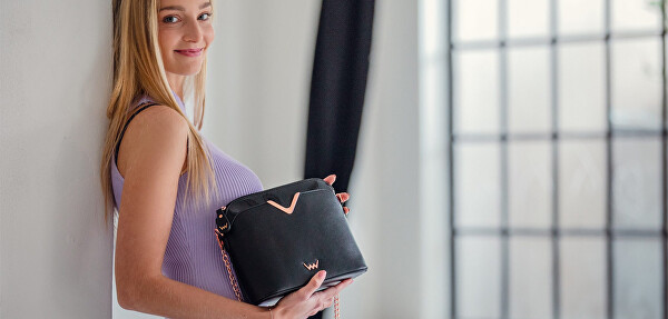 Dámská crossbody kabelka Fossy Smooth Black